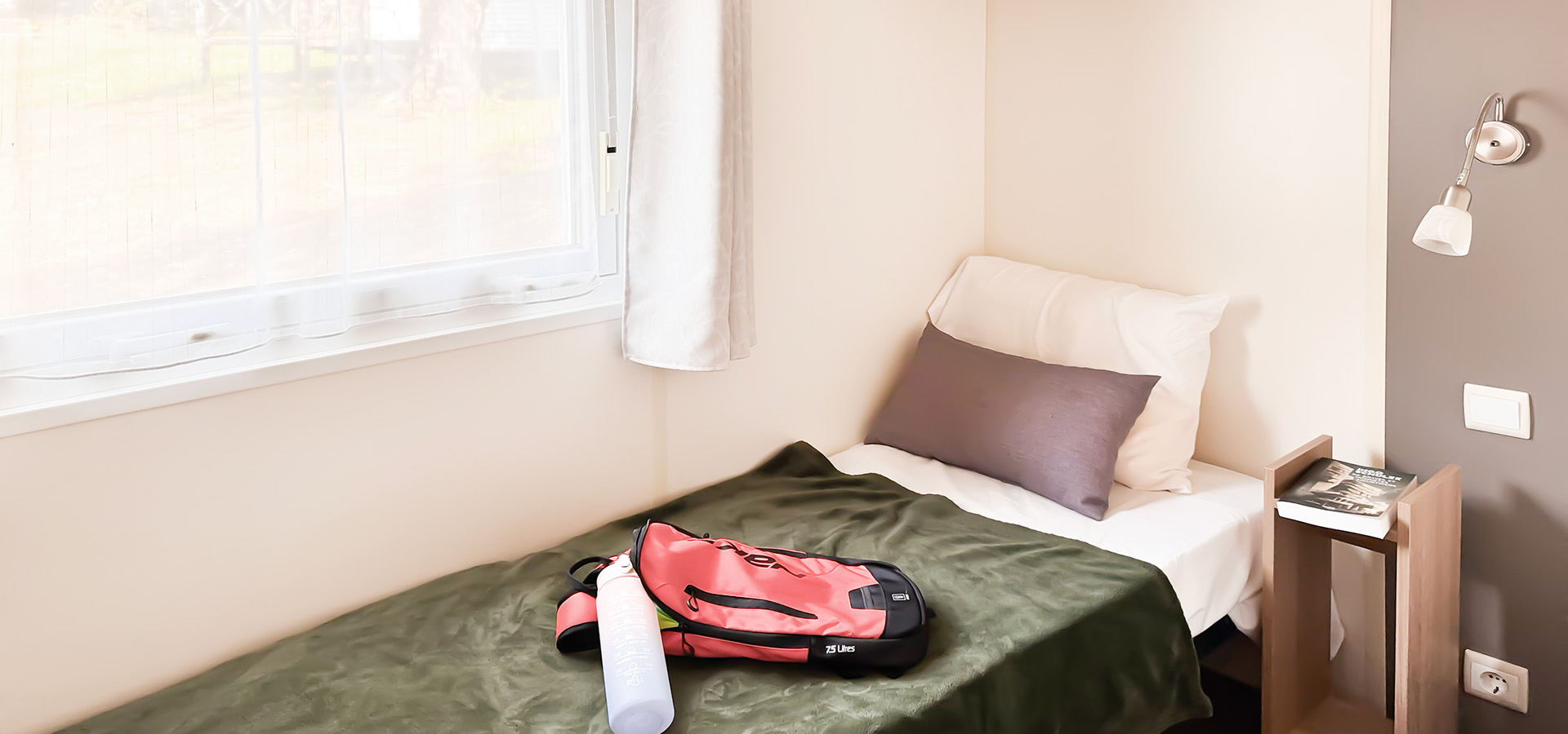 Camping la vetta location MH superieur 3CH XXL chambre enfant 1